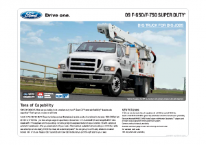 2009 Ford F650-F750