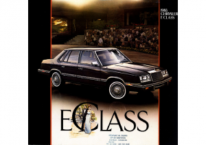 1983 Chrysler E Class