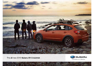 2013 Subaru XV Crosstrek Pre-Launch