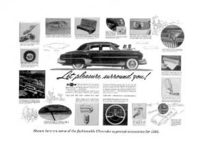 1952 Chevrolet Accessories Price List