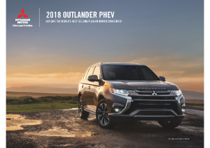2018 Mitsubish Outlander PHEV