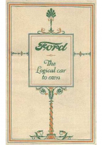 1927 Ford Logical Car Folder