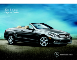 2011 Mercedes Benz E-Class Coupe-Cabriolet