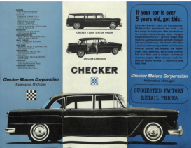 1965 Checker Marathon Trifold