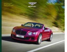 2013 Bentley Continental GTC