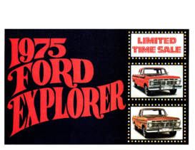 1975 Ford Explorer Pickup Mailer