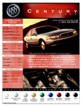 2002 Buick Century Spec Sheet