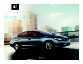 2013 Honda Civic HF Fact Sheet