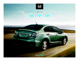 2013 Honda Civic Hybrid Fact Sheet