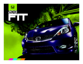 2013 Honda Fit Fact Sheet