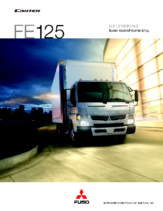 2012 Mitsubishi Fuso Canter FE125 Spec Sheet