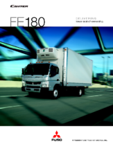 2012 Mitsubishi Fuso Canter FE180 Spec Sheet