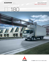 2014 Mitsubishi Fuso Canter FE180 Spec Sheet