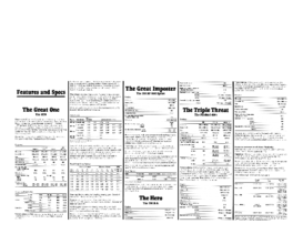 1968 Pontiac Pocket Spec Sheet