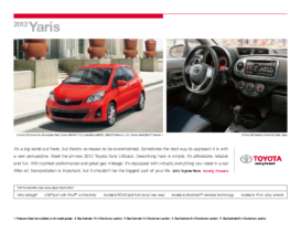 2012 Toyota Yaris V2