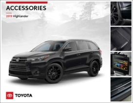 2019 Toyota Highlander Accessories