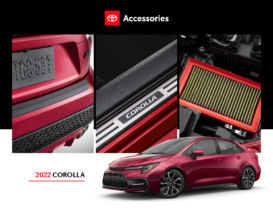 2022 Toyota Corolla Accessories