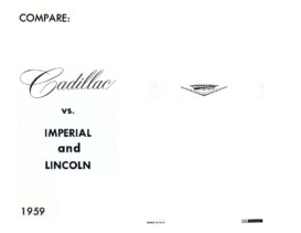 1959 Cadillac Comparison Folder