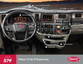 2021 Peterbilt Model 579 Cab Features Guide