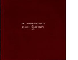 1978 Lincoln Continental and Mark V CN