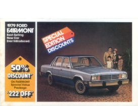 1979 Ford Fairmont Discounts Folder