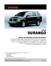 2004 Dodge Durango