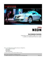 2004 Dodge Neon