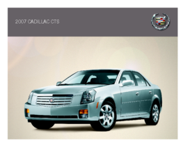 2007 Cadillac CTS Spec Sheet