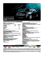 2009 Cadillac STS Spec Sheet