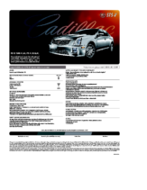 2009 Cadillac STS-V Spec Sheet