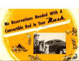 1947 Nash Bed Booklet