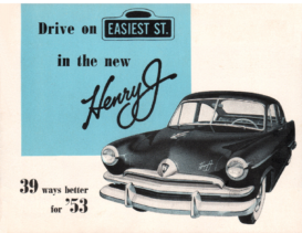 1953 Kaiser Henry J Foldout