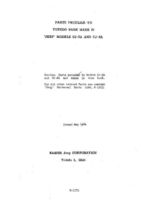 1964 Jeep Tuxedo Park Parts List