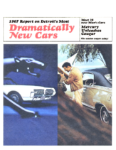 1967 Mercury Newspaper Insert