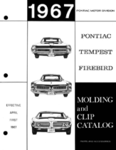 1967 Pontiac Molding and Clip Catalog