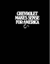 1975 Chevrolet Product Information Book