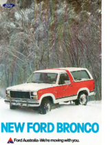 1981 Ford Bronco Sheet AUS