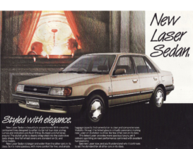 1985 Ford KC Laser Sedan Sheet AUS