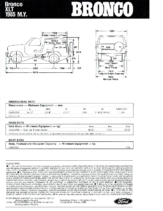 1985 Ford Truck Data Sheet AUS