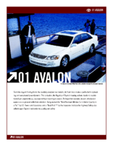 2001 Toyota Avalon Specs