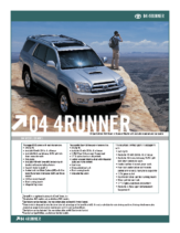 2004 Toyota 4runner Specs