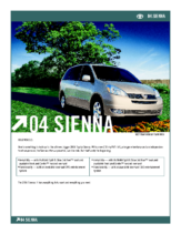 2004 Toyota Sienna Specs