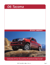 2006 Toyota Tacoma 4×2 Specs