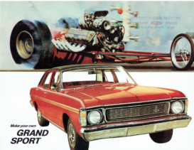 1969 Ford XW Falcon Grand Sport Poster AUS