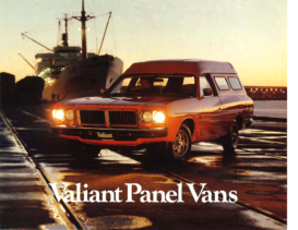 1976 Chrysler CL Valiant Panel Van AUS
