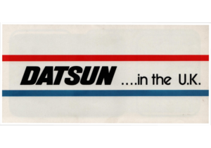 1975 Datsun Full Line UK