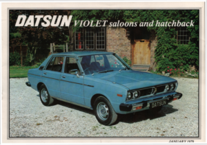 1979 Datsun Violet Saloon-Hatchback UK