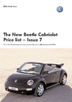 2004 VW New Beetle Cabriolet PL UK
