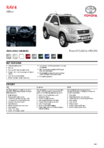 2006 Toyota Rav 4 3 Door Specs UK