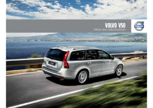 2010 Volvo V50 PL ED3 UK